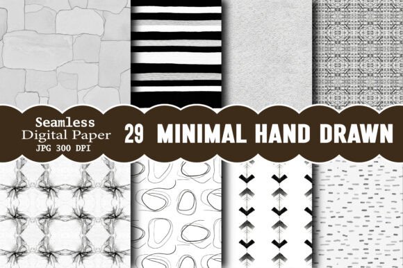 Download Minimal Hand Drawn Patterns - Patterns Collection