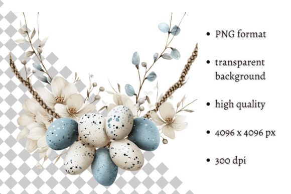 Download Watercolor Blue Easter Eggs Clipart - Easter eggs clipart Collection