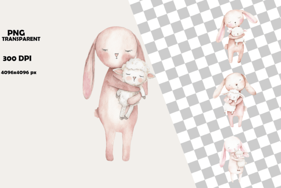 Download Easter Bunny Lamb Nursery Clipart - Lamb nursery Collection