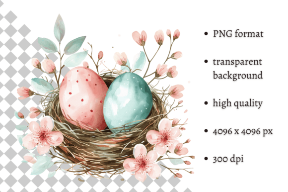 Download Watercolor Easter Eggs Clipart - Easter eggs clipart Collection