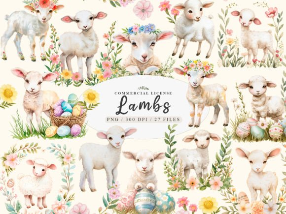 Download Lamb Clipart, Easter Lamb Nursery - Lamb nursery Collection